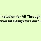 Universal Design – student project