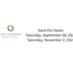 Save the Dates for 2 Upcoming Conference Days